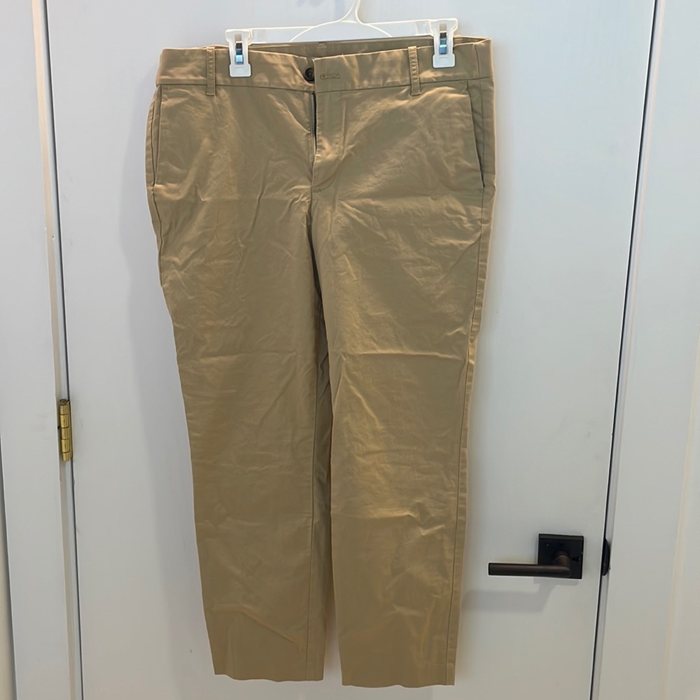 J. Crew Stretch Khakis, Size 12